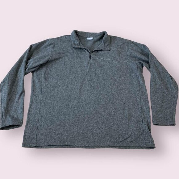 Columbia 1/4 Pullover Men’s Size XXL Gray Sweatshirt Outdoors Casual - Picture 1 of 5